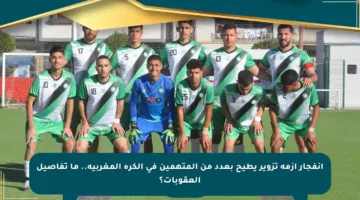 انفجار أزمة تزوير يطيح بعدد من المتهمين في الكرة المغربية.. ما تفاصيل العقوبات؟